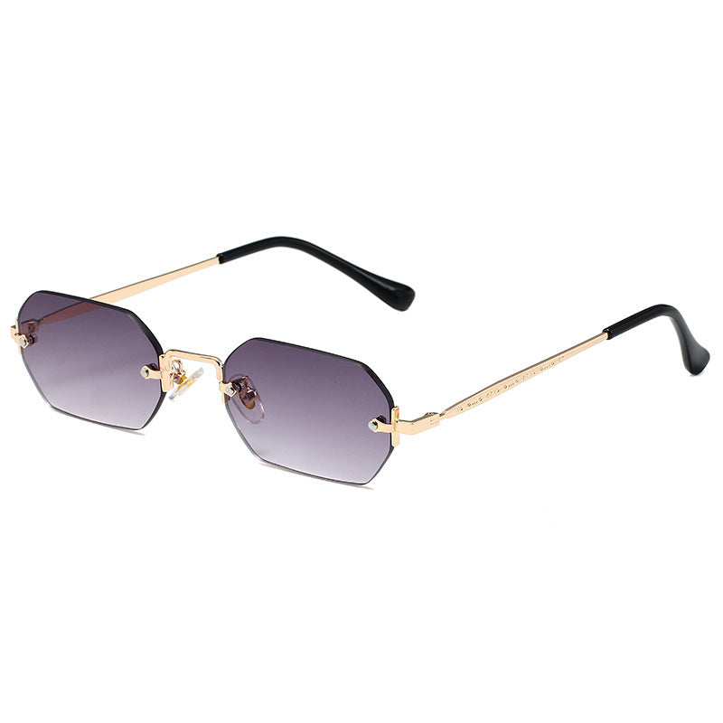 Retro Rimless Sunglasses