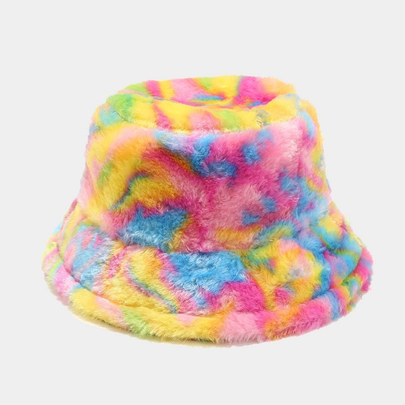 Fluffy Pattern Bucket Hat