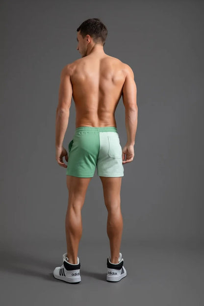 Duo-Tone Comfort Sweatpant Shorts