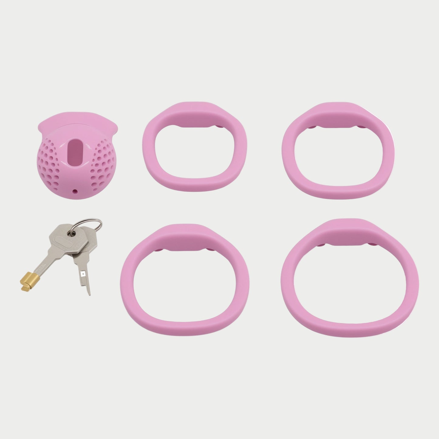 Honeycomb Mesh Nub Chastity Cage