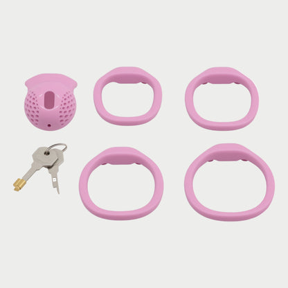 Honeycomb Mesh Nub Chastity Cage