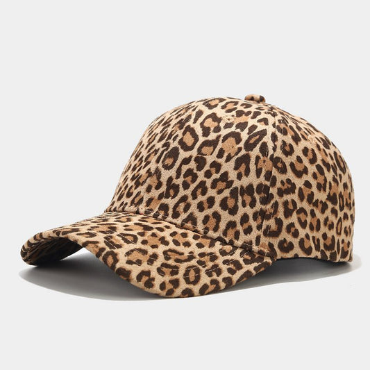 Adjustable Leopard Print Cap