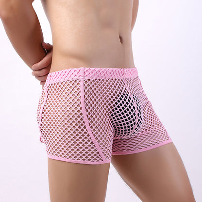 Mesh Fishnet High Shorts