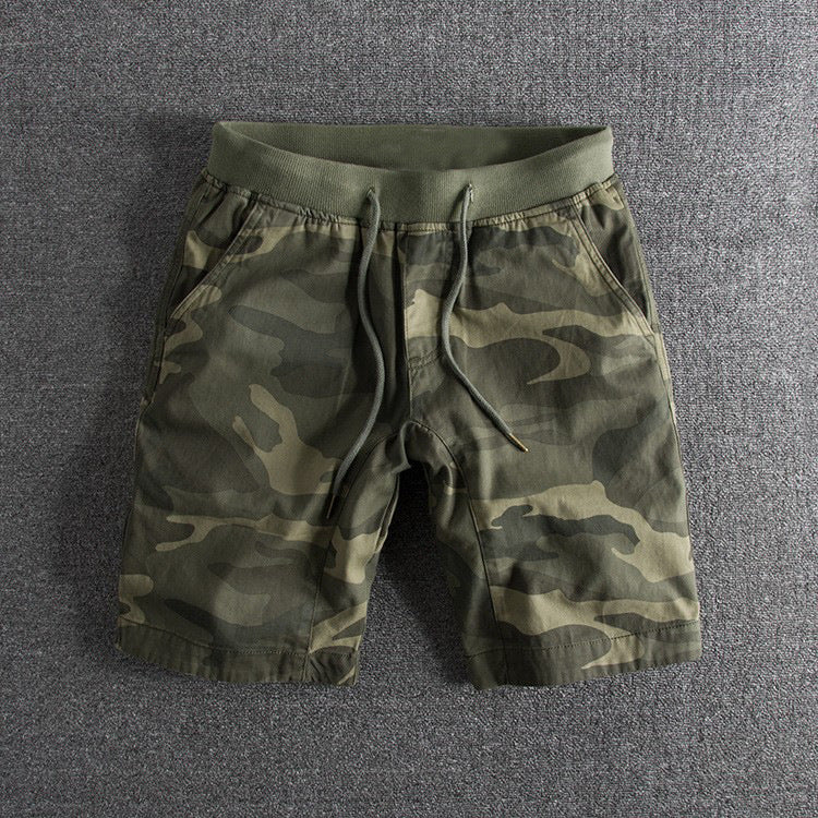 Essentials Cotton Camo Shorts