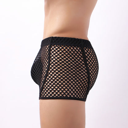 Mesh Fishnet High Shorts