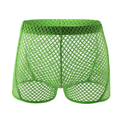 Mesh Fishnet High Shorts