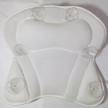 Luxury Spa Bath Pillow with Headrest & Suction Cups
