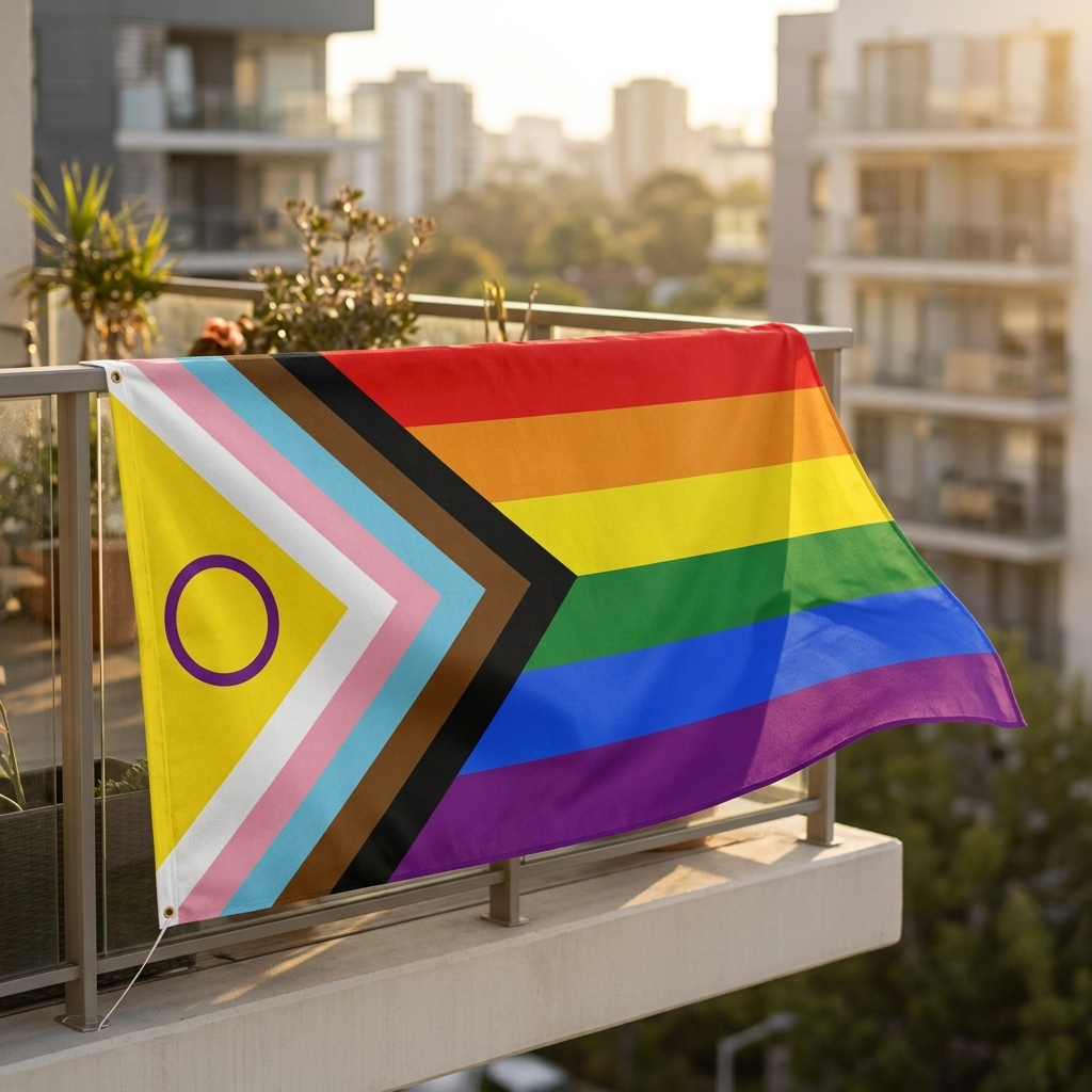 Large Progress Pride Flag