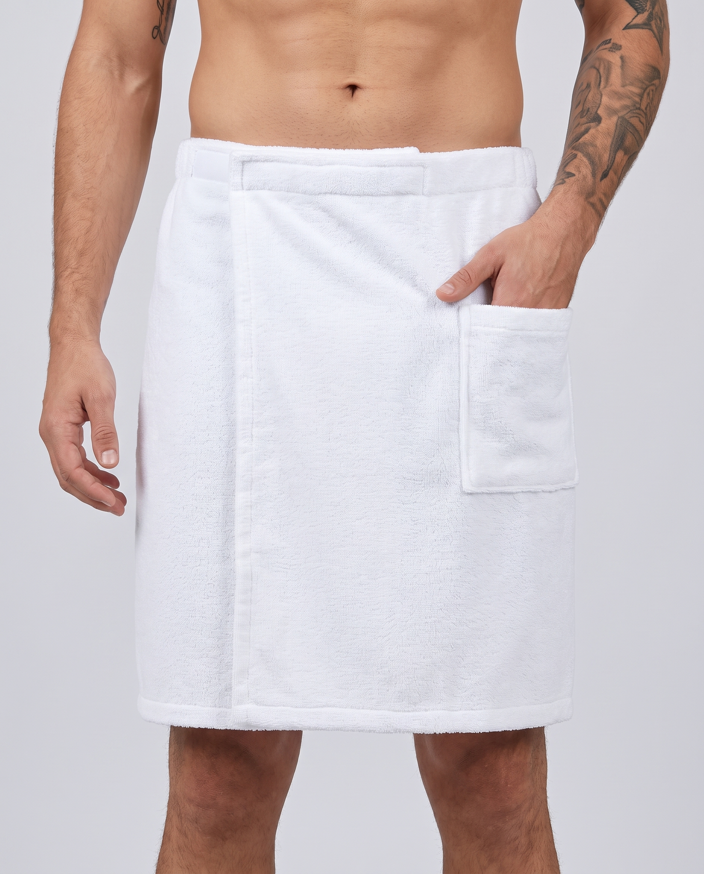 Velcro Bathrobe Towel