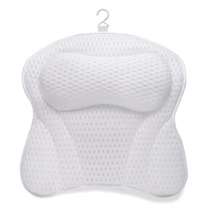 Luxury Spa Bath Pillow with Headrest & Suction Cups