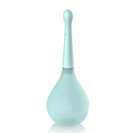 Soft Silicone Enema Douche with Anti-Backflow Design