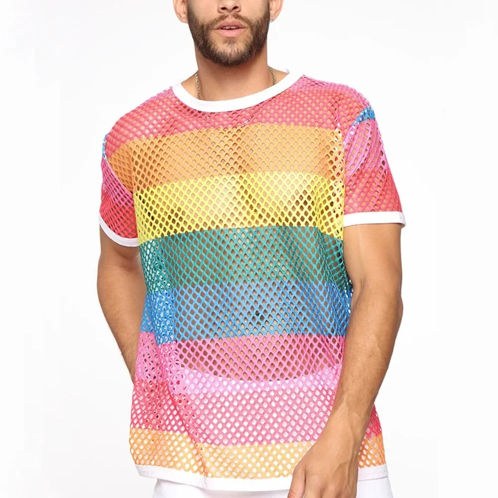 Mesh Fishnet Tee