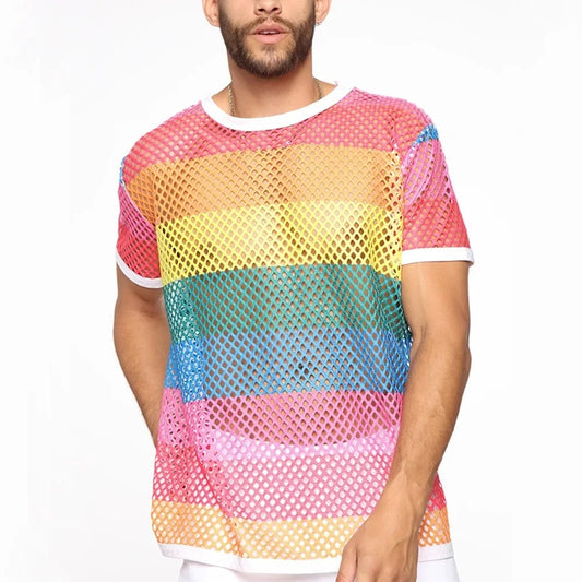 Mesh Fishnet Tee